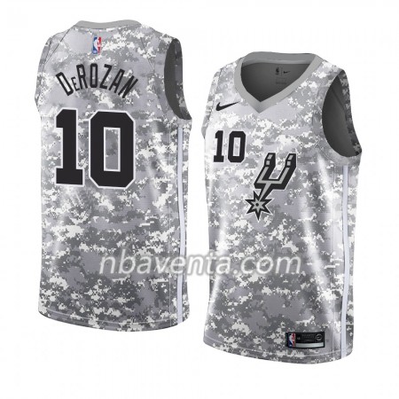 Camiseta Hombre San Antonio Spurs DeMar DeRozan 10 2018-19 Nike Gris Swingman